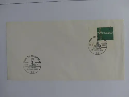 Deutschland Briefe, Karten mit Bonn Stempel auf selbstgestalteten Seiten #LZ946