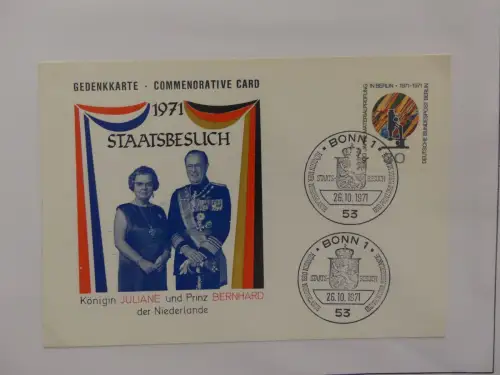 Deutschland Briefe, Karten mit Bonn Stempel auf selbstgestalteten Seiten #LZ946