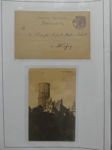 Deutschland Briefe, Karten mit Bonn Stempel auf selbstgestalteten Seiten #LZ946