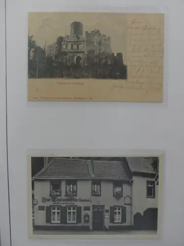 Deutschland Briefe, Karten mit Bonn Stempel auf selbstgestalteten Seiten #LZ946