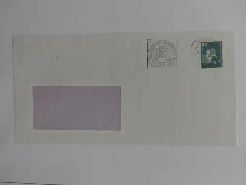 Deutschland Briefe, Karten mit Bonn Stempel auf selbstgestalteten Seiten #LZ946