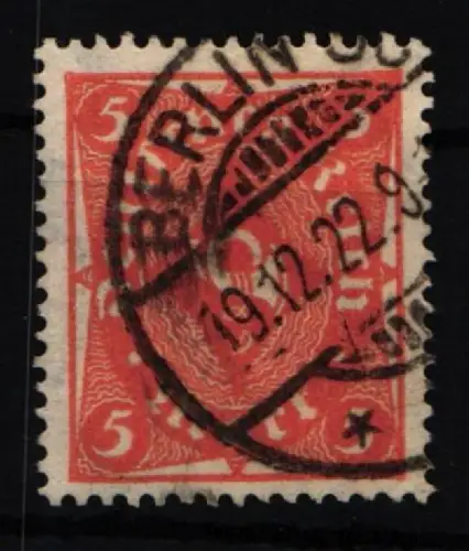 Deutsches Reich 209 Wb gestempelt geprüft Infla Berlin #JX951