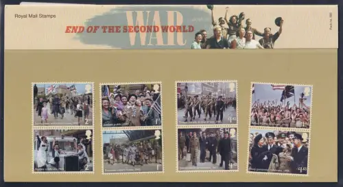 Großbritannien 4570-4577 postfrisch Presentation Sheet #OT585