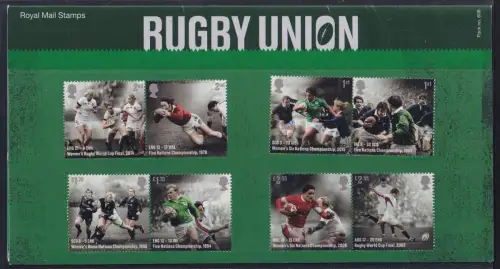 Großbritannien 4872-4879 postfrisch Presentation Sheet #OT807