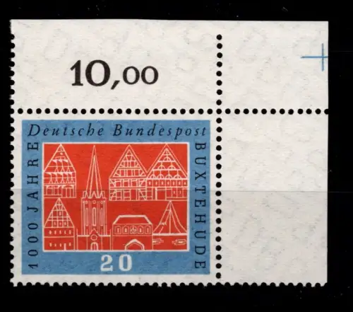 BRD Bund 312 FN postfrisch vom Eckrand #OT998