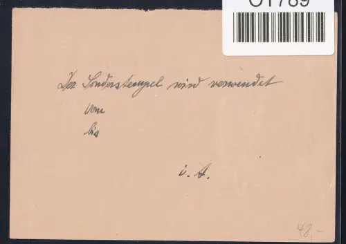 Deutsches Reich P 228 I A als Ganzsache mit Sonderstempel Elsass #OT789