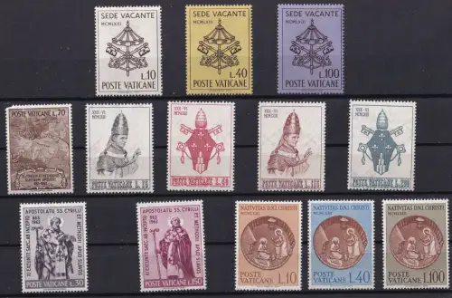 Vatikan Jahrgang 1963 postfrisch ohne 423-428 #OP911