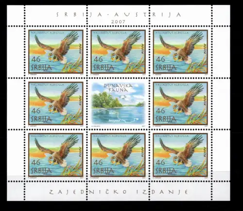 Serbien 215 postfrisch als Kleinbogen #OU081