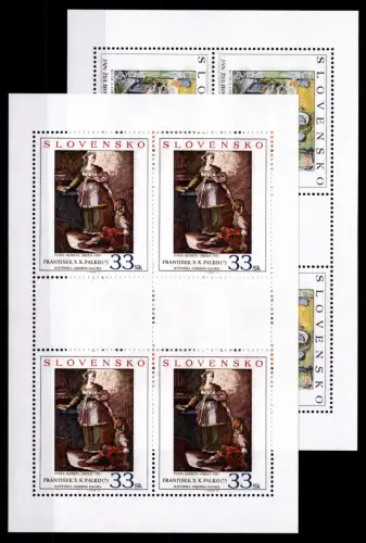 Slowakei 568, 569 postfrisch als Kleinbogen #OU085