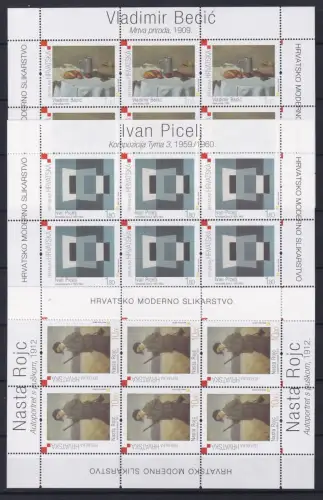 Kroatien 792-794 postfrisch als Kleinbogen #OU151