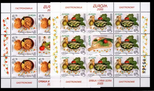 Jugoslawien 3269, 3270 postfrisch als Kleinbogen #OU144