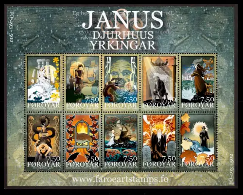 Färöer 501-510 postfrisch als Kleinbogen #OU844