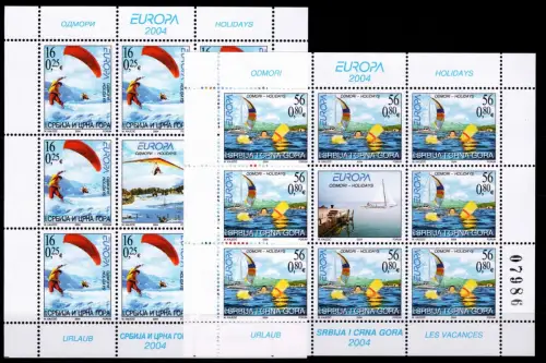 Jugoslawien 3196, 3197 postfrisch als Kleinbogen #OU135