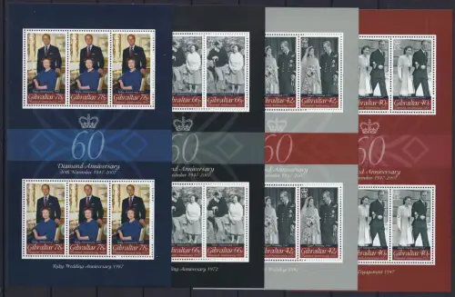 Gibraltar 1191-1194 postfrisch als Kleinbogen #OU857