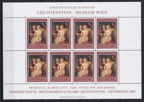 Liechtenstein 1374 postfrisch als Kleinbogen #OU819