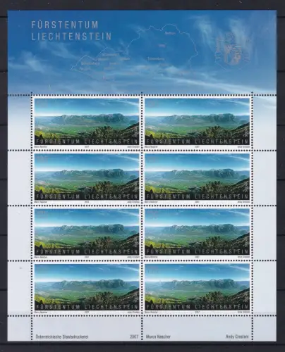 Liechtenstein 1460 postfrisch als Kleinbogen #OU823