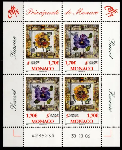 Monaco Block 92 postfrisch #OU804