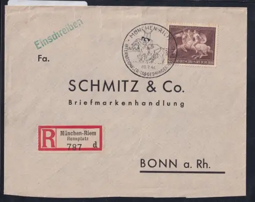 Deutsches Reich 780 als Ersttagsbrief Einschreiben #OU867