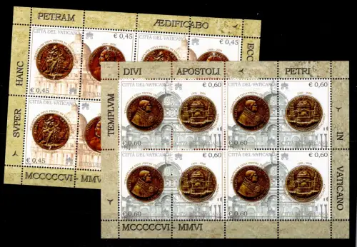 Vatikan 1554-1557 postfrisch als Kleinbogen #OU861