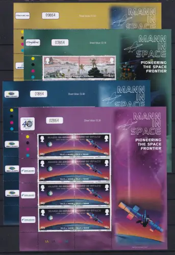 Isle of Man 1030-1037 postfrisch als Kleinbogen #OU847