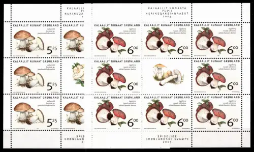 Grönland 431, 432 postfrisch als Kleinbogen #OU833