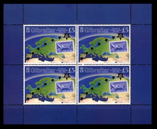 Gibraltar 1138 postfrisch als Kleinbogen #OU852