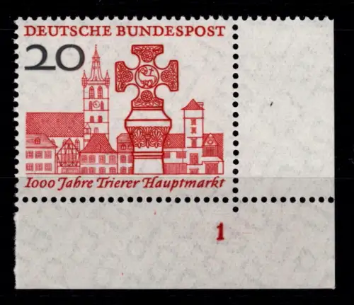 BRD Bund 290 FN postfrisch Formnummer 1 #OU493