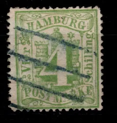 Hamburg 16 b gestempelt signiert Flemming #OU552