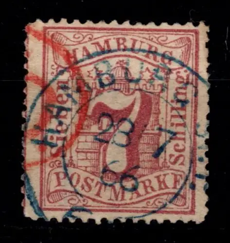 Hamburg 17 gestempelt #OU555