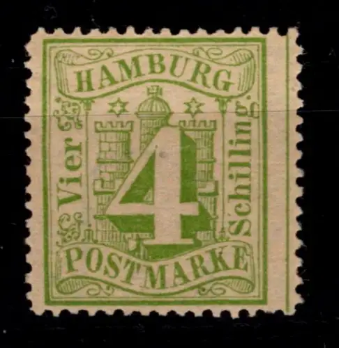 Hamburg 16 a mit Falz #OU551