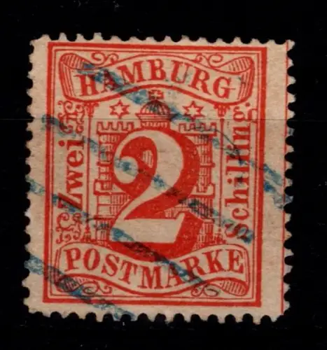 Hamburg 13 gestempelt tiefst signiert Brurger #OU549