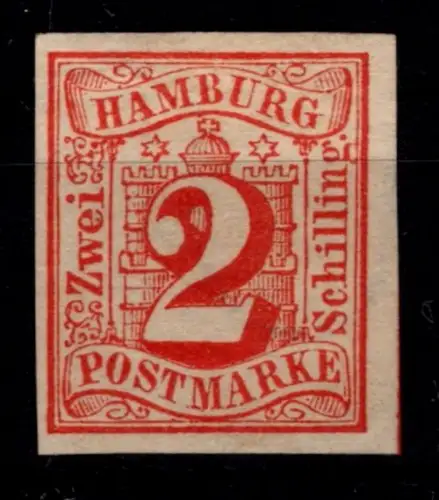 Hamburg 3 ohne Gummi bzw nachgummiert #OU540