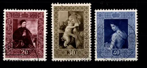 Liechtenstein 306-308 gestempelt #OU596