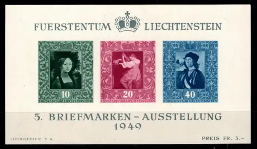 Liechtenstein Block 5 postfrisch #OU592