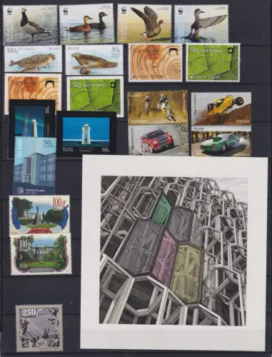 Island Jahrgang 2011 postfrisch mit Mi.Nr.: 1298-1339 #OU708