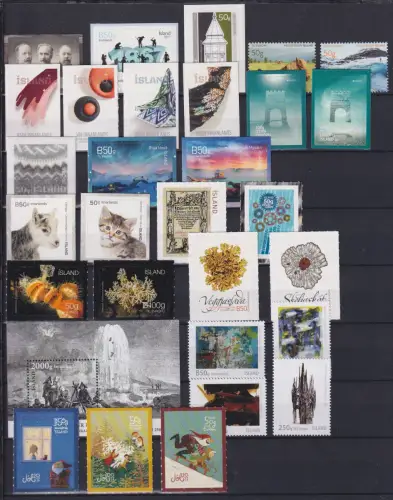 Island Jahrgang 2017 postfrisch mit Mi.Nr.: 1515-1544 #OU705