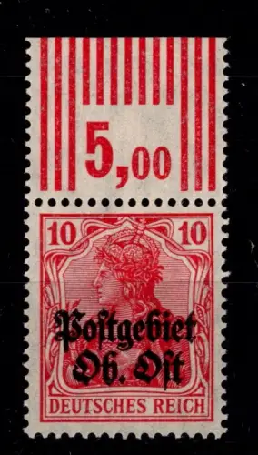 Postgebiet Ober Ost 5 W OR postfrisch geprüft Hey BPP #OU718