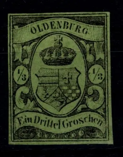 Oldenburg 5 ohne Gummi Befund Berger BPP #OU747