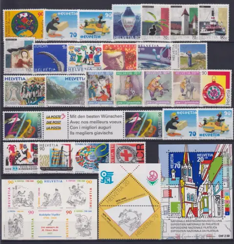 Schweiz Jahrgang 1999 postfrisch #NA550