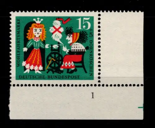 BRD Bund 448 FN postfrisch Formnummer 1 #DAD86