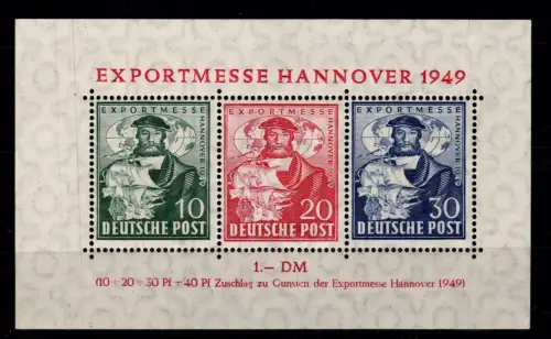 Bi-Zone Block 1 postfrisch #DAE38