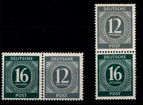 Alliierte Besetzung W 158, S 294 postfrisch ohne Rand #DAE46