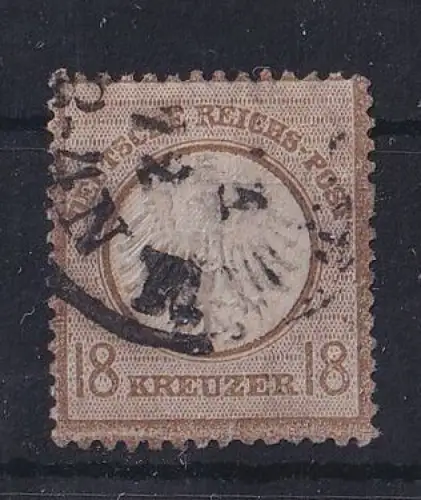 Deutsches Reich 11 FZL gestempelt Befund Krug BPP #OU758