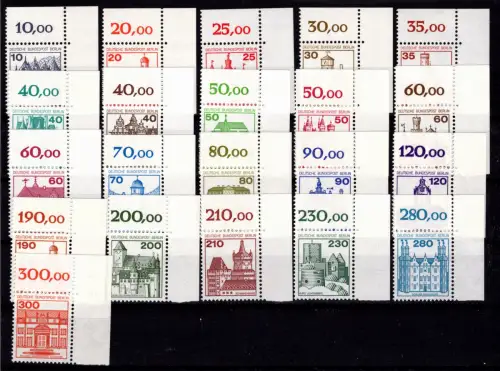 Berlin 532 ff postfrisch alle 4 Ecken #OU767