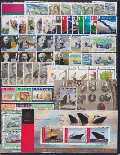 Großbritannien Isle of Man Jahrgang 2008 postfrisch ohne 1415-1420 #OU236