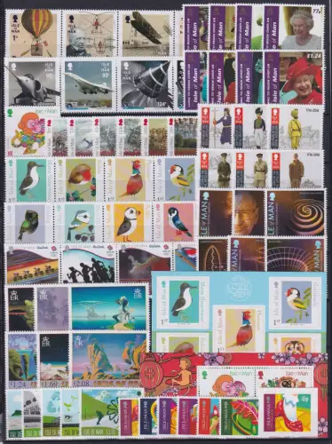 Großbritannien Isle of Man Jahrgang 2016 postfrisch ohne 2190-2197 #OU244