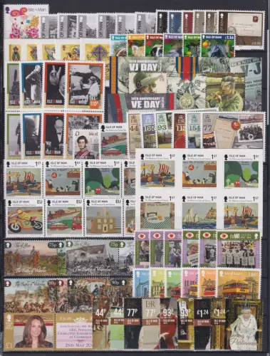 Großbritannien Isle of Man Jahrgang 2015 postfrisch #OU243