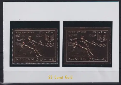 Ajman 963 A+B postfrisch München Olympia 1972 #DAG70