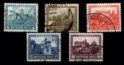 Deutsches Reich 474-478 gestempelt #OU980
