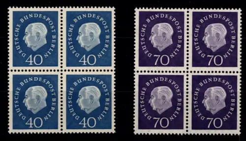 Berlin 185, 186 im 4er Block postfrisch #DAG19